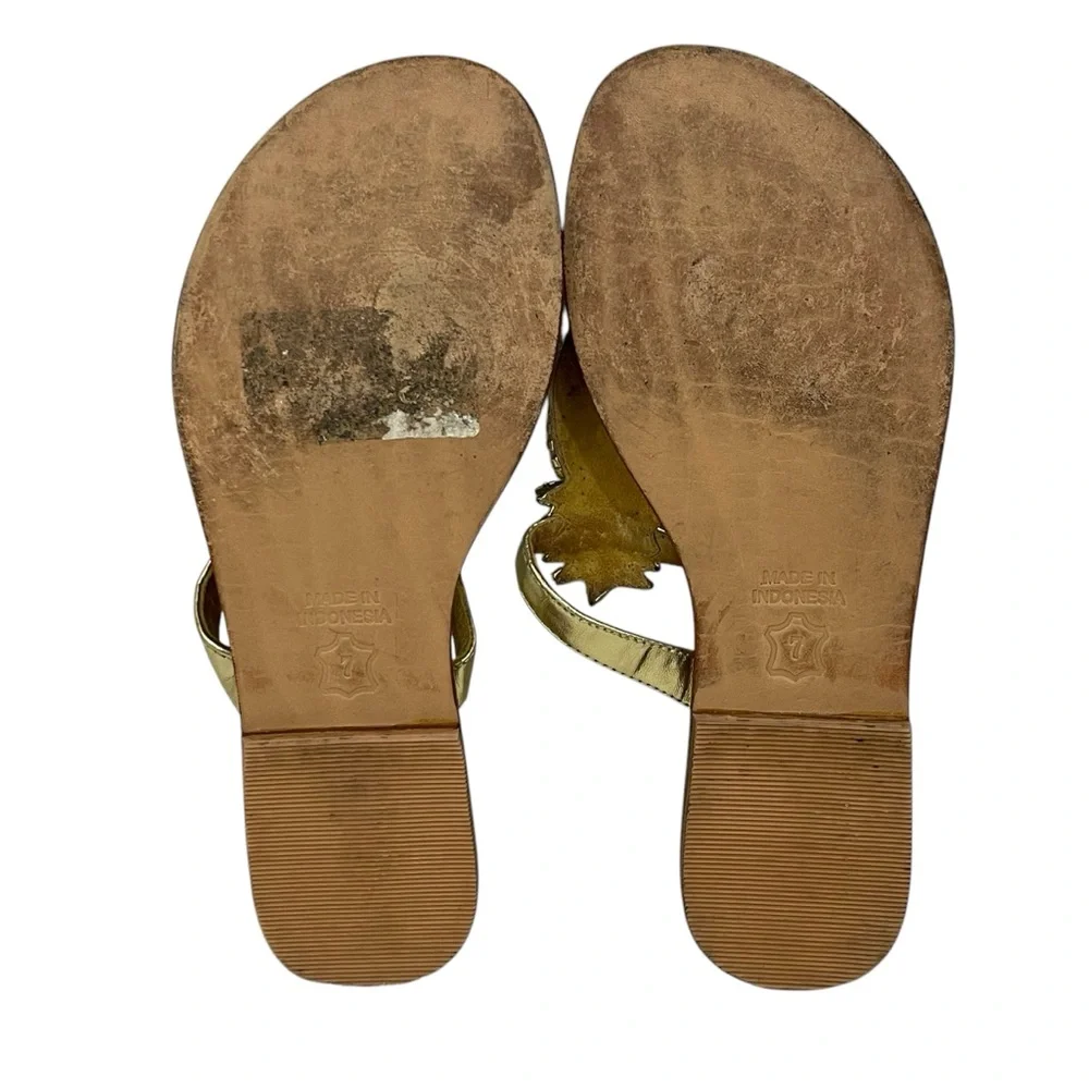 Trina Turk Crystal Bling Pineapple Sandals - Picture 6 of 9